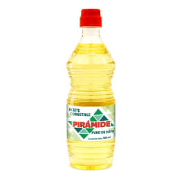 Aceite comestible Pirámide  puro de soya 500 ml