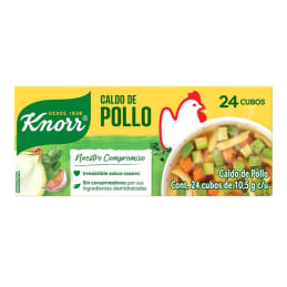 Caldo de pollo Knorr  24 cubos de 10.5 g c/u