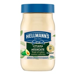 Aderezo Hellmann’s  liviana con aceite de aguacate 360 g