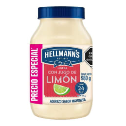 Aderezo Hellmann’s  sabor mayonesa ligera 980 g