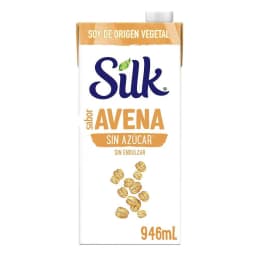 Alimento líquido de avena Silk  sin azúcar 946 ml