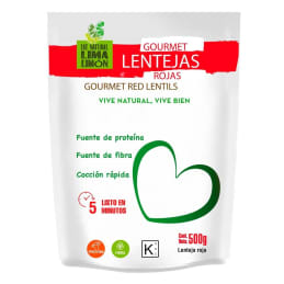 Lentejas rojas Eat Natural Lima Limón  500 g