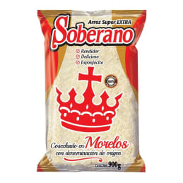 Arroz Soberano  super extra 900 g