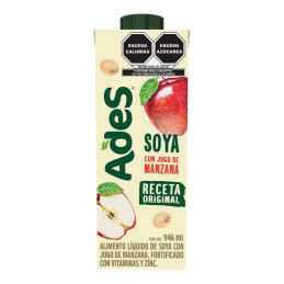 Alimento liquido de soya AdeS  sabor manzana 946 ml