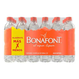 Agua Bonafont  natural 18 botellas de 500 ml c/u