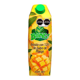 Bebida Boing  tradicional con 13% pulpa de mango 1 l