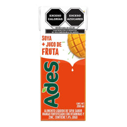 Alimento liquido de soya AdeS  sabor mango 200 ml