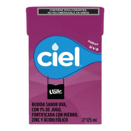 Bebida Ciel mini sabor uva 125 ml