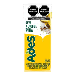 Alimento liquido de soya AdeS  sabor piña coco 200 ml