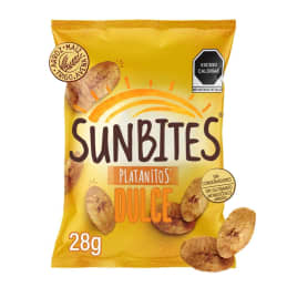 Plátanos Sabritas Sunbites dulces 28 g