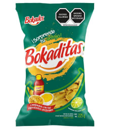 Botana Bokados Bokaditas sabor limón 225 g