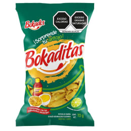 Botana Bokados Bokaditas sabor limón 75 g