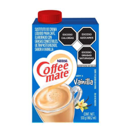 Sustituto de crema para café Coffee Mate  líquido sabor vainilla 530 g