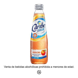 Bebida alcohólica preparada Caribe Cooler  durazno 300 ml