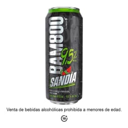 Bebida alcohólica Bam800  preparada sabor sandia 473 ml