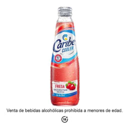 Bebida alcohólica preparada Caribe Cooler  fresa 300 ml