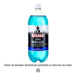 Bebida alcohólica preparada Kosako  vodka mora azul 2 l