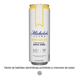 Bebida alcohólica Michelob Ultra  piña picante 355 ml