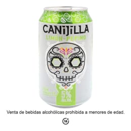 Bebida alcohólica preparada Canijilla  Limón pepino 355 ml