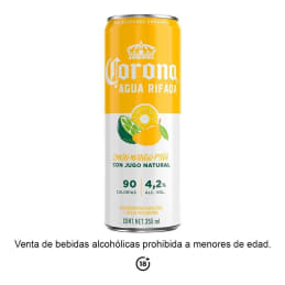 Bebida alcohólica preparada Corona Agua Rifada limón, mango y piña 355 ml