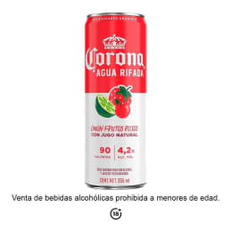 Bebida alcohólica preparada Corona Agua Rifada limón y frutos rojos 355 ml