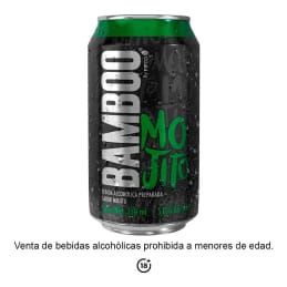 Bebida alcohólica preparada Bamboo Cooler mojito 350 ml