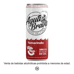 Bebida alcohólica preparada Agua Brava Hard Seltzer tamarindo 355 ml