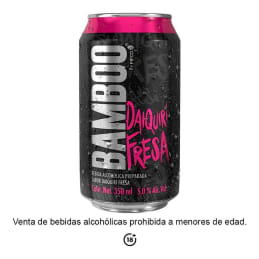 Bebida alcohólica preparada Bamboo Cooler fresa daiquiri 350 ml