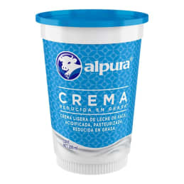 Crema Alpura  reducida en grasa 200 ml