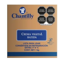 Crema batida Chantilly 1 kg