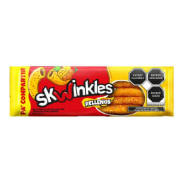 Dulce enchilado Skwinkles  en tiras sabor piña con relleno sabor tamarindo 60 g