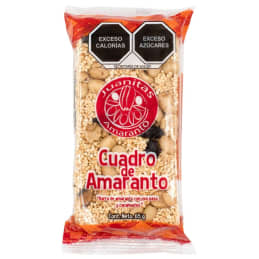 Barra de amaranto Juanitas  con uva pasa 65 g