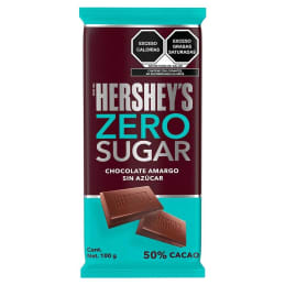 Barra de chocolate Hershey’s  amargo sin azúcar de 100 g