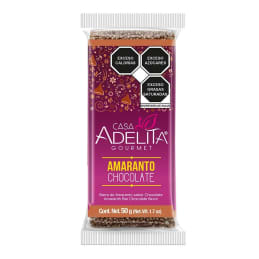 Barra de amaranto Casa Adelita  sabor chocolate 50 g