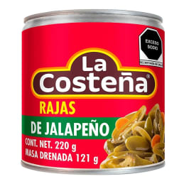 Rajas de jalapeño La Costeña  en escabeche 220 g