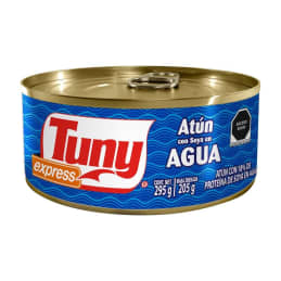 Atún Tuny Express light con proteína de soya en agua 295 g