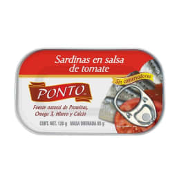 Sardinas Ponto  en salsa de tomate 120 g