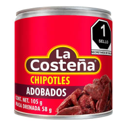 Chiles chipotles La Costeña  en adobo 105 g