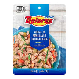 Atún Dolores  en agua y trozos 78 g