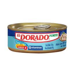 Atún El Dorado  forte con soya en agua 130 g