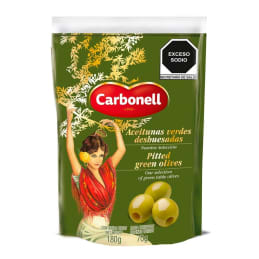 Aceitunas verdes Carbonell  sin hueso 180 g