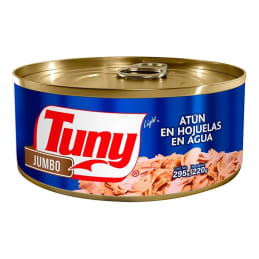 Atún Tuny  light aleta amarilla en agua jumbo 295 g