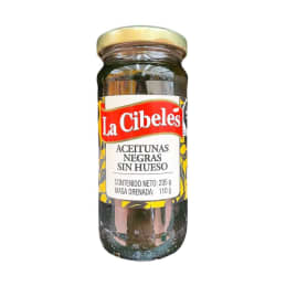 Aceitunas Cibeles  negras sin hueso 235 g