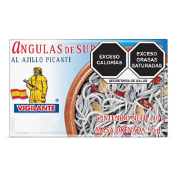 Angulas de surimi Vigilante  al ajillo picante 110 g