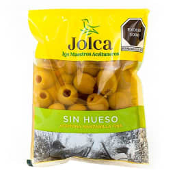 Aceituna verde Jolca  manzanilla fina sin hueso 180 g