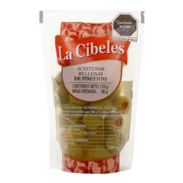 Aceitunas verdes Cibeles  rellenas de pimiento 170 g