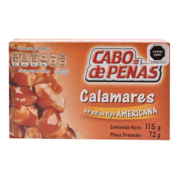 Calamares Cabo de Peñas  en salsa tipo americana 115 g