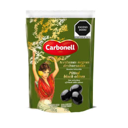 Aceitunas negras Carbonell  deshuesadas 180 g