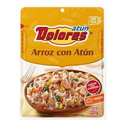 Atún aleta amarilla Dolores  con arroz 220 g