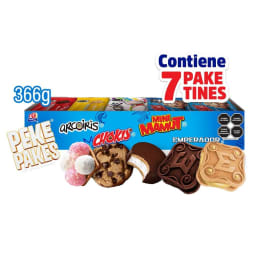 Galletas Gamesa Peke pakes surtidas  366 g